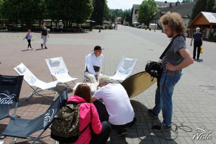Na wiślańskim rynku można też odpocząć